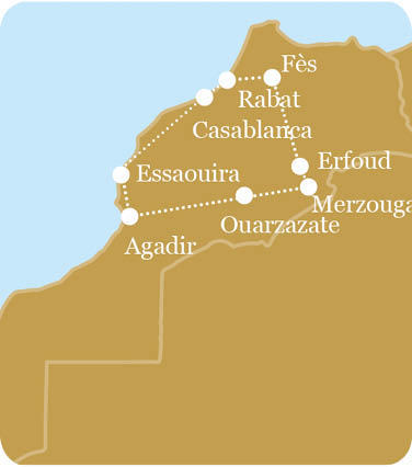 carte itinéraire